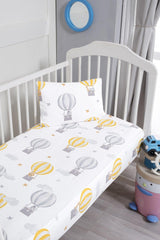Park Mattress Elastic Bed Sheet Set Balloon Pattern 70x110 Cm. And Pillowcase 35x45 Cm - Swordslife