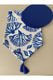 Parlement Coral Patterned Runner and 6-Piece Supla Set - Swordslife