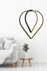Pars 3 Color Led Chandelier Black - Swordslife