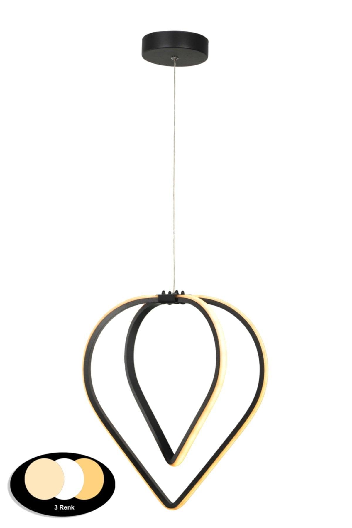 Pars 3 Color Led Chandelier Black - Swordslife