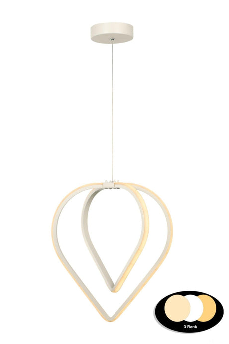 Pars 3 Color Led Chandelier White - Swordslife