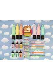 Pastel Color Highlighter Set of 6 Pens