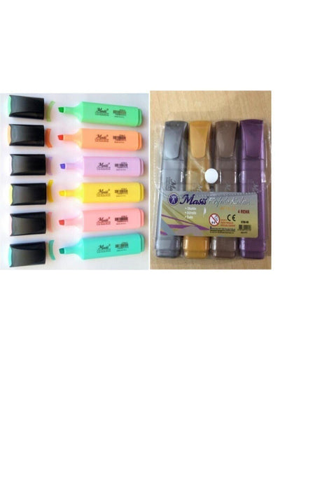 Pastel Colors Highlighter Marker +