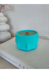 Pastel Decor 100% Soy Wax Apple Scented Handmade Natural Aromatherapy Concrete Candle - Swordslife