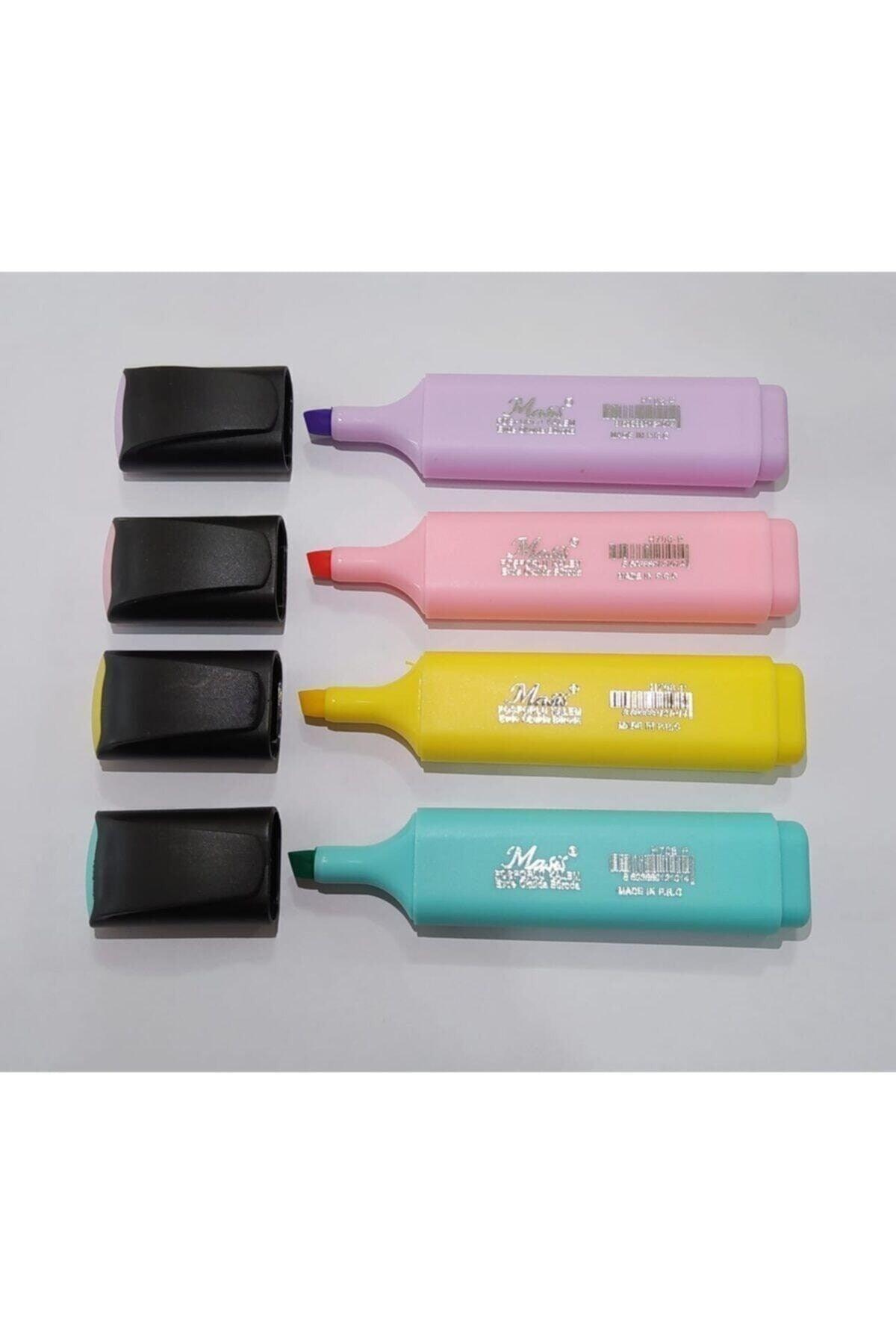 Pastel Highlighters 4 Colors 4-Pack (s)