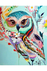 Patterned Owl Color by Number Hobby Kit