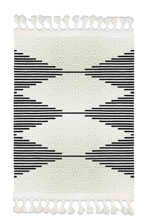 Patterned Washable Modern Single Bath Mat Carpet Vintage Woven Rug 50x80cm Byns-04 - Swordslife