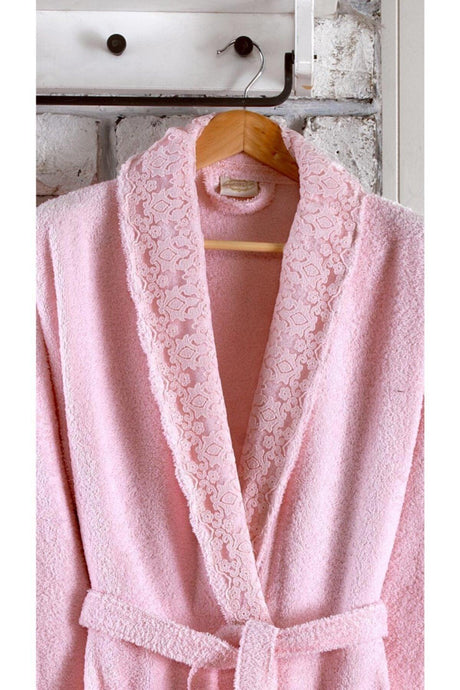 İnci 10 Pieces Dowry Bathrobe Set With Guipure Embroidery - Swordslife