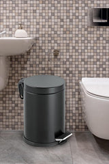 Pedal Dustbin Toilet Wc Brush Bathroom