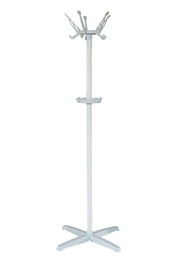 Pedestal Coat Rack Lux Coat Rack White