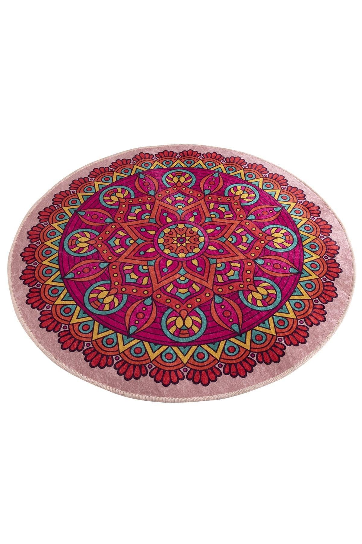 LATCH COLOR DIGITAL DIAMETER 100 cm Doormat Bathroom - Swordslife
