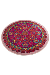 LATCH COLOR DIGITAL DIAMETER 100 cm Doormat Bathroom - Swordslife