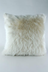 Plush Square Throw Pillow Cover Bone Color - Swordslife