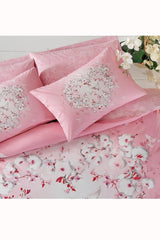 Pink Orchid Glow Shining Double Duvet Cover Set - Swordslife