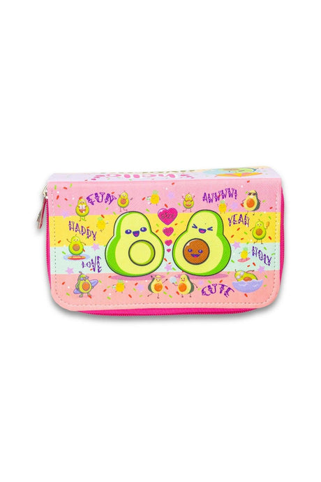 Pencil Case Avocado Kawaii Pattern Orginazer