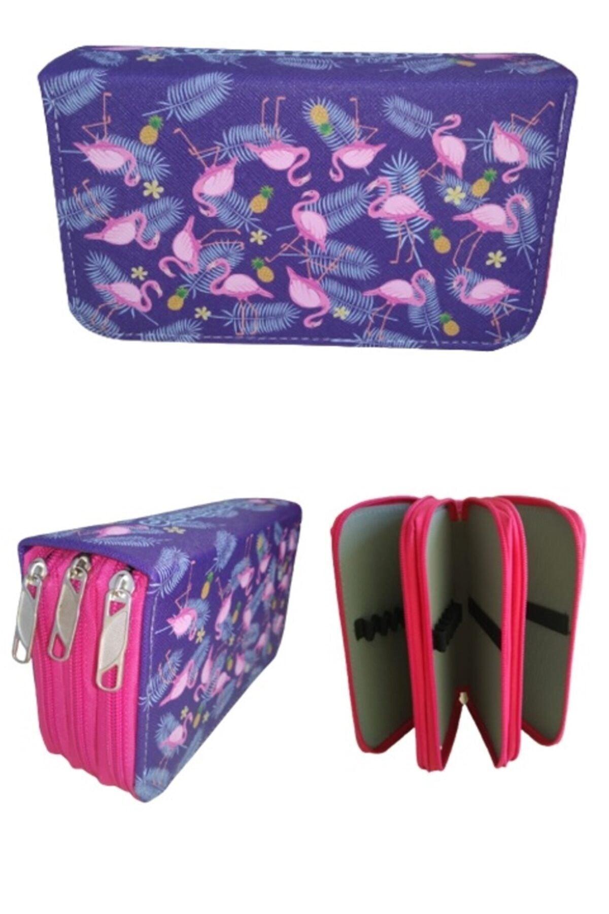 Pencil Case Flamingo Kawaii Pattern Orginazer