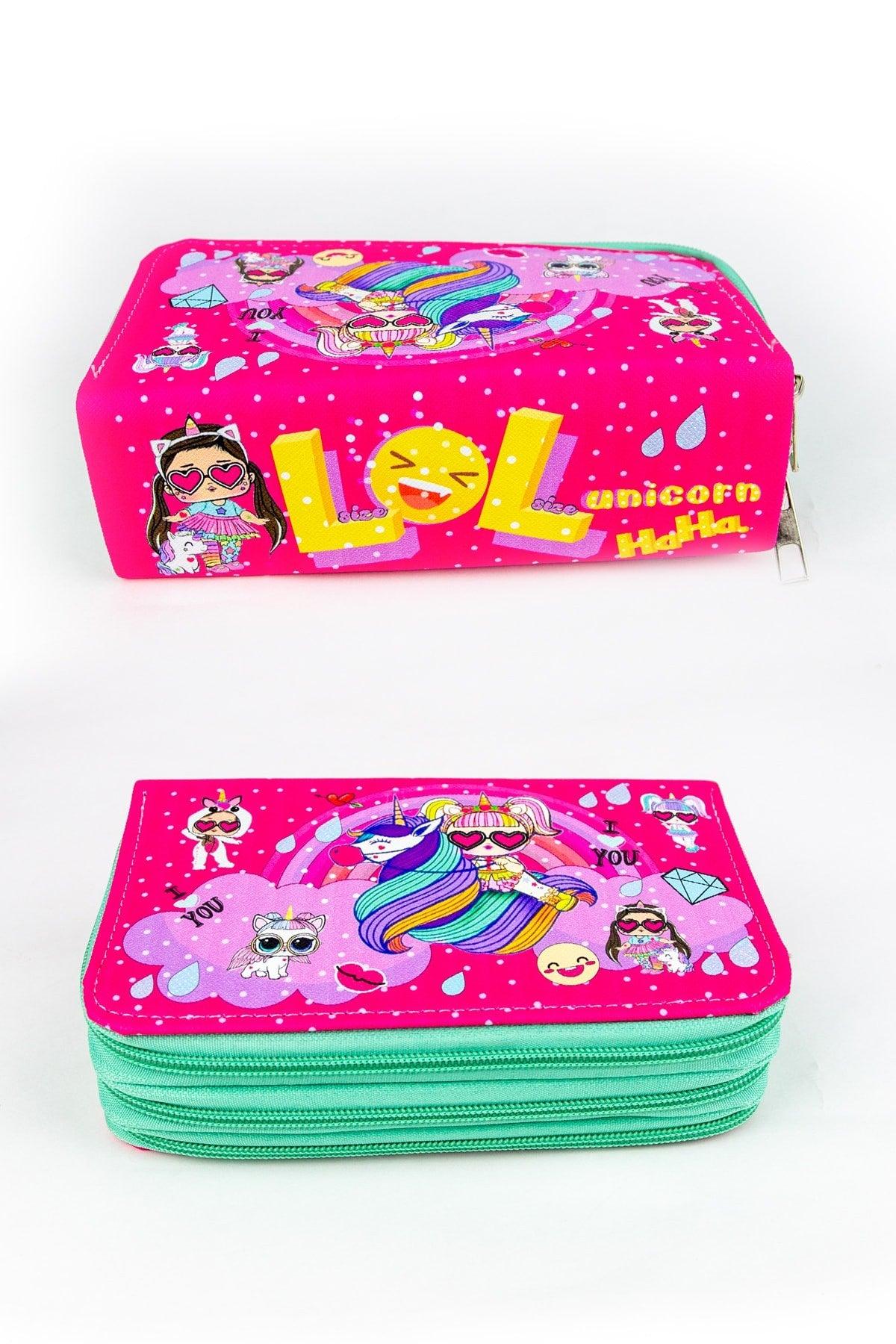 Pencil Case Lolcorn Kawaii Pattern Orginazer