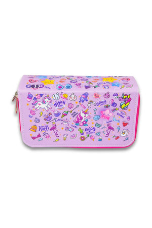 Pencil Case Unicorn Kawaii Pattern Orginazer