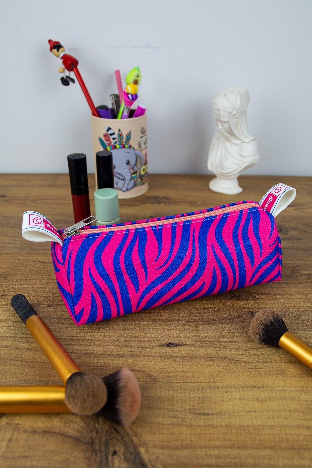 Pencil Case Neon Colors Vegan Leather