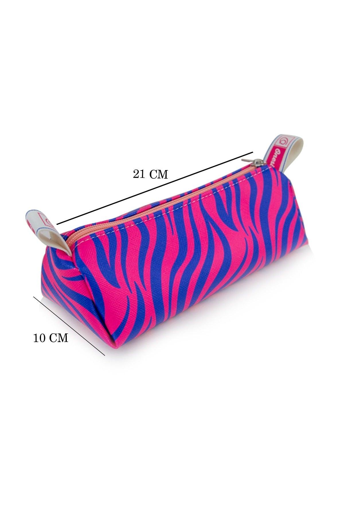Pencil Case Neon Colors Vegan Leather