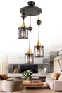 Pendant Crystal Tray Black 3-Set Scorpion Yellow Downward Facing Luxury Chandelier - Swordslife