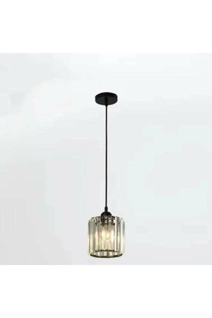 Pendant Single Black Y-15 (PLAF.INSTALLATION) Crystal Stone Chandelier - Swordslife