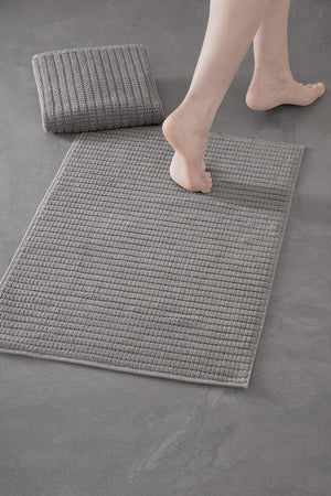 Penta Bathmat 404 - New Trend, 50x75cm. 2pcs. Premium Foot Towel / Bath Mat Set - Swordslife