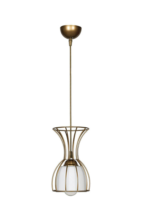 Perros Single Chandelier Tumbled Glass - Swordslife