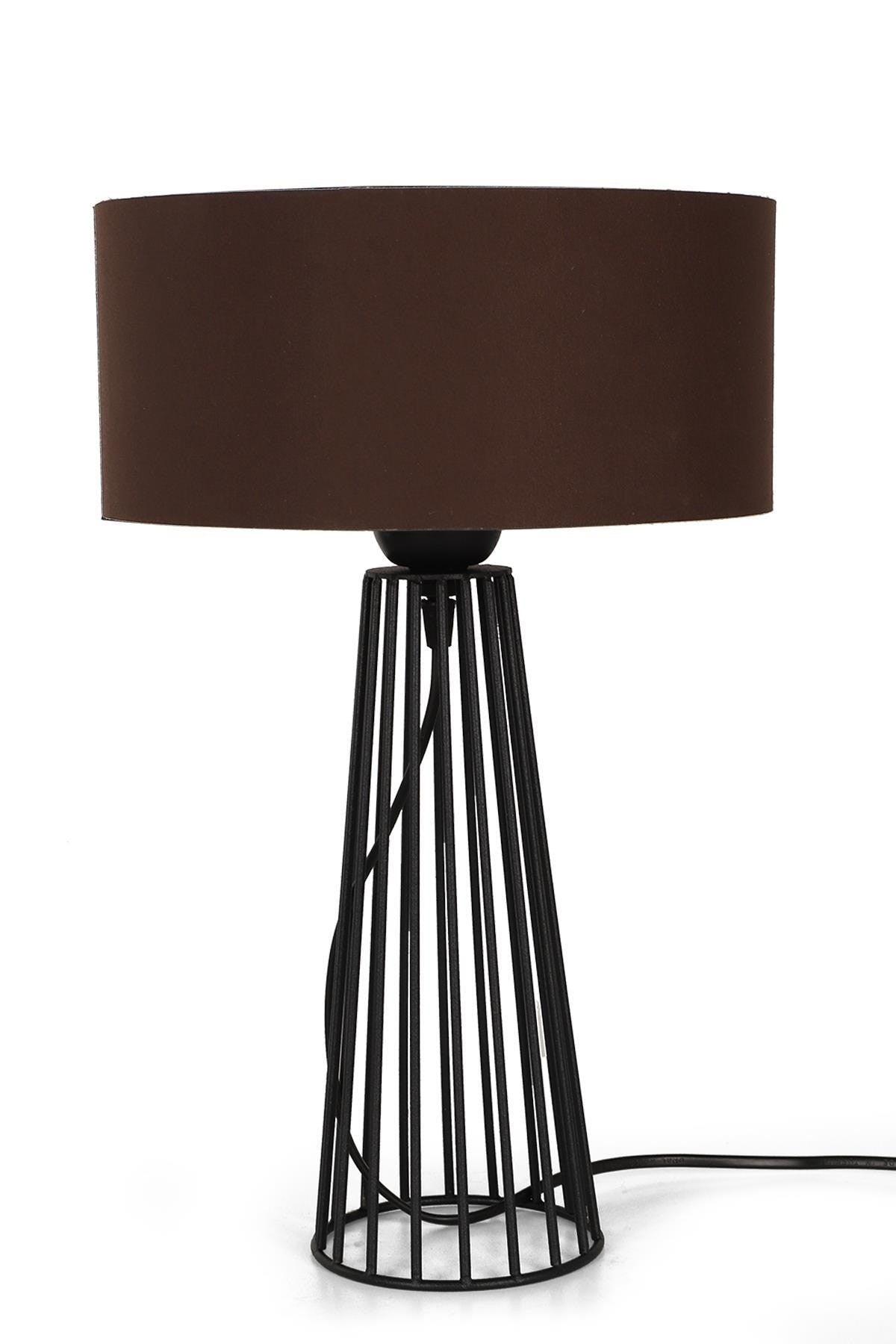 Philippine Table Lamp Black Brown Hat - Swordslife