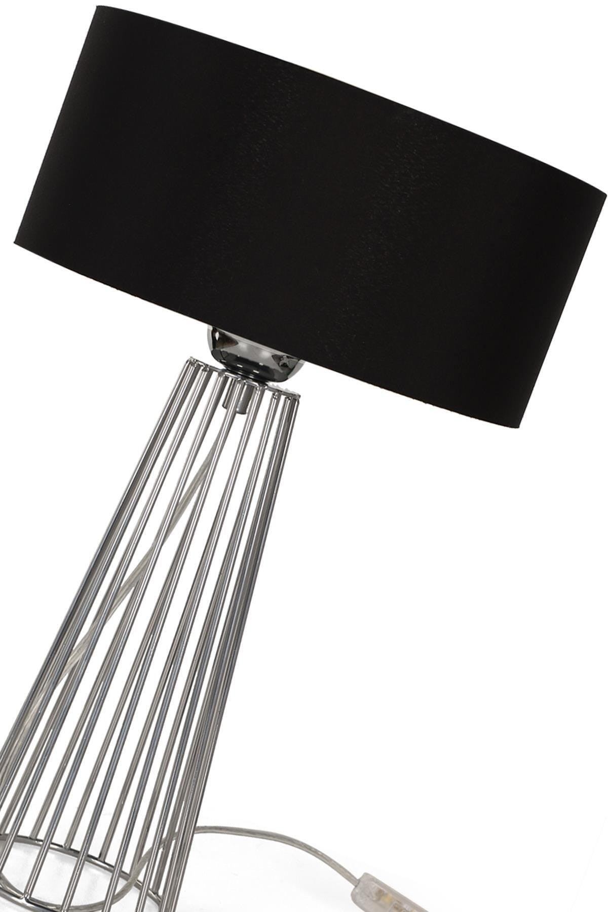 Philippine Table Lamp Chrome Black Hat - Swordslife