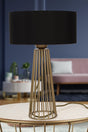 Philippine Table Lamp Tumbled Black Hat - Swordslife