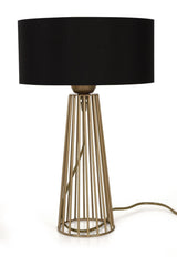 Philippine Table Lamp Tumbled Black Hat - Swordslife