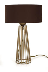 Philippine Table Lamp Tumbled Brown Hat - Swordslife