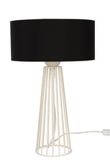 Philippine Table Lamp White Black Hat - Swordslife