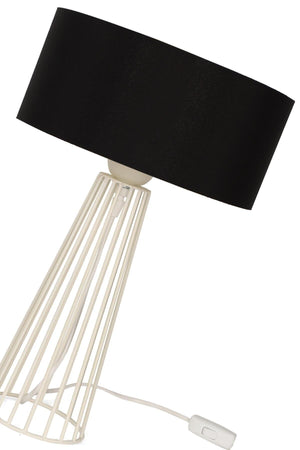 Philippine Table Lamp White Black Hat - Swordslife