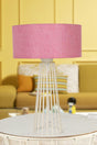 Philippine Table Lamp White Pink Hat - Swordslife