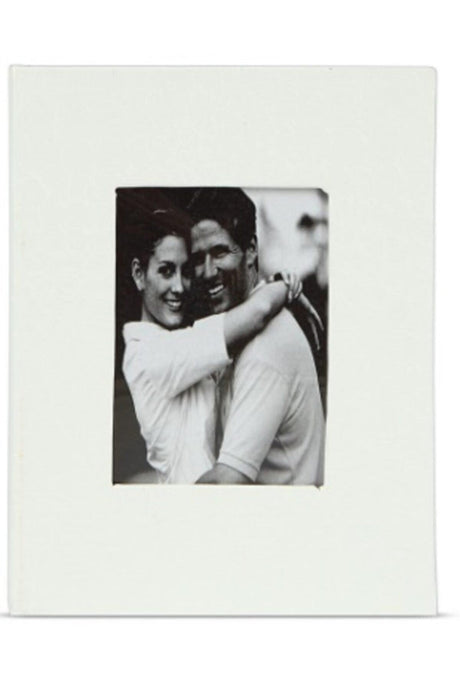 Photo Album White - Leather Covered Photo