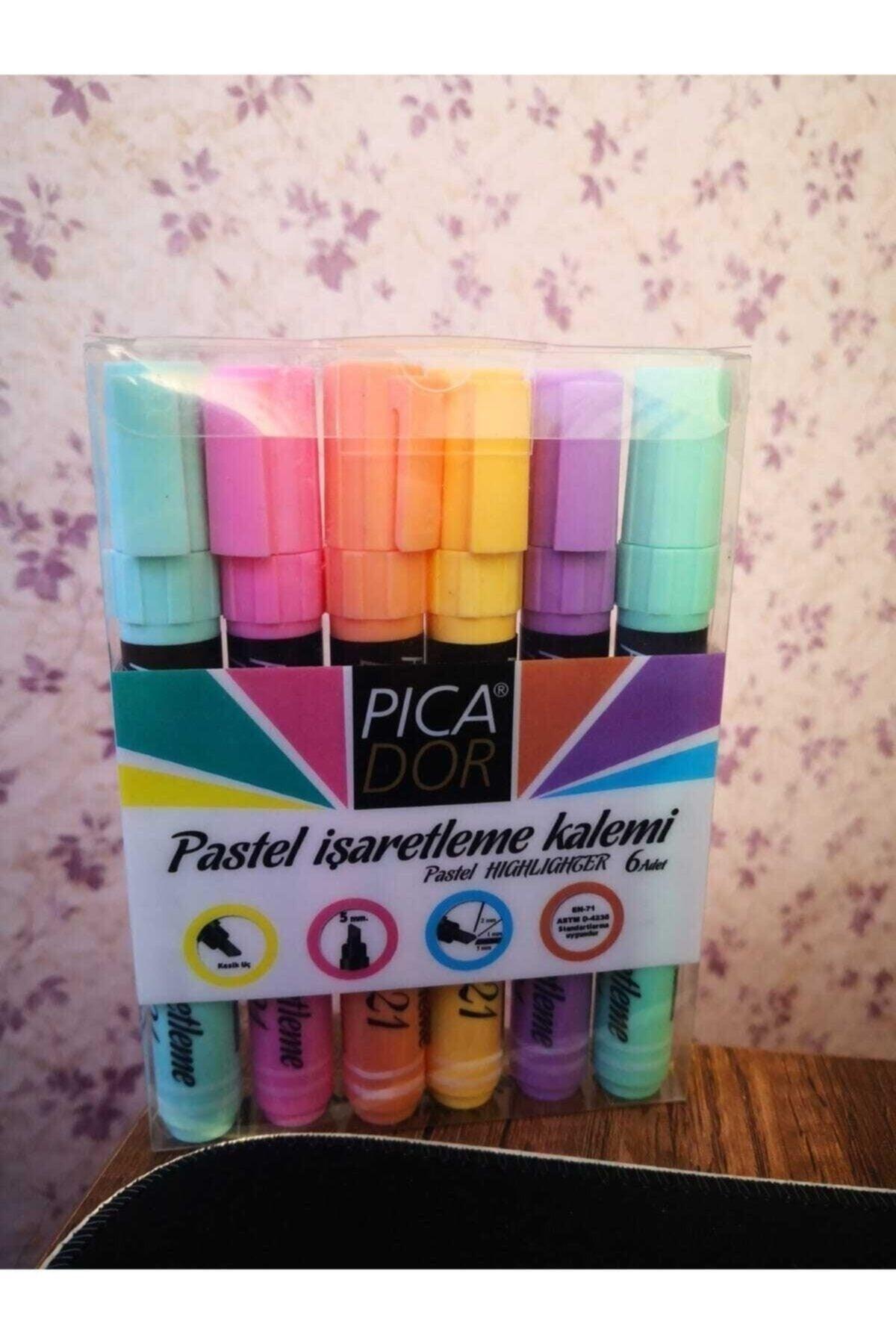 Picador Pastel Marker Pen 6 Colors