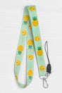 Pineapple Name Badge Neck Strap Lanyard Phone Strap