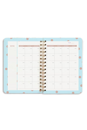 Pink Polka Dot Indefinite Agenda