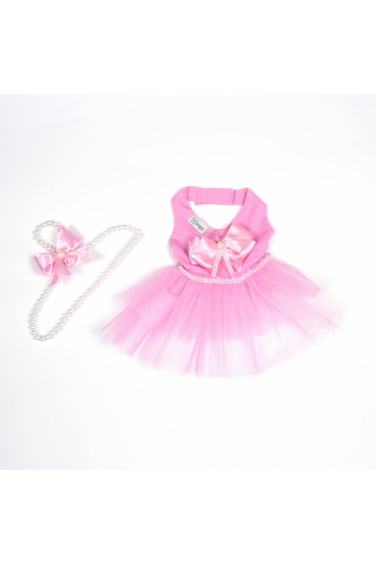 Pink Powder Cat Dog Ballet Tutu Dress