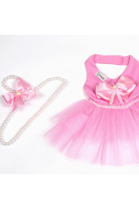 Pink Powder Cat Dog Ballet Tutu Dress