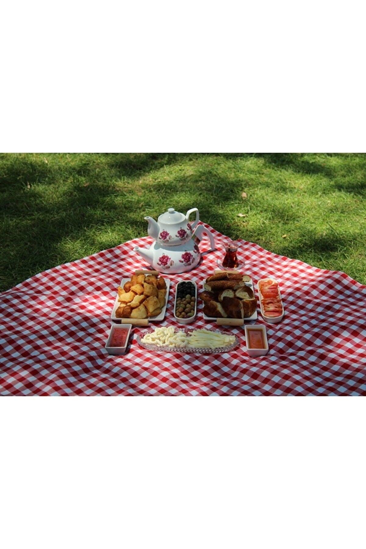 Piti Checkered Red Table Cloth, Table Cloth, Picnic Cover Cotton - Swordslife
