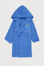 Plain And Hooded Cotton Kids Bathrobe