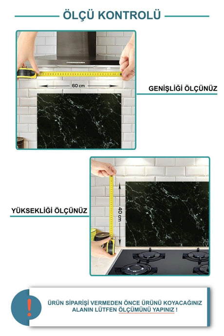 Solid Color - Gray | Glass Stove Back Protector | 40cm x 60cm - Swordslife