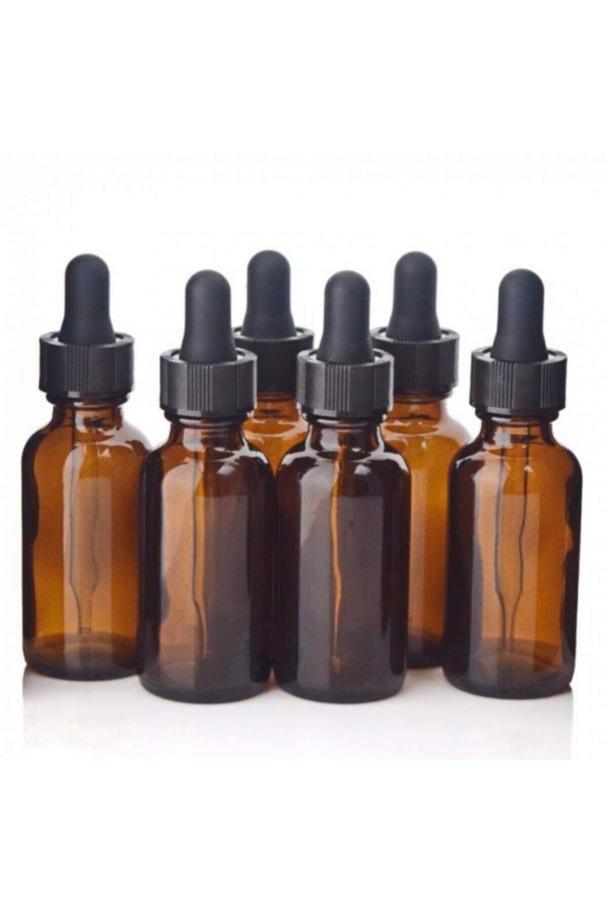 Plasma Dropper Amber Bottle 30 ml 6 pcs