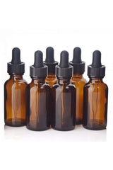 Plasma Dropper Amber Bottle 30 ml 6 pcs