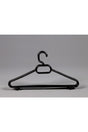 Plastic Clothes Hanger Black Color 18 Pieces Clothes Hanger Coat Hanger Skirt Hanger - Swordslife