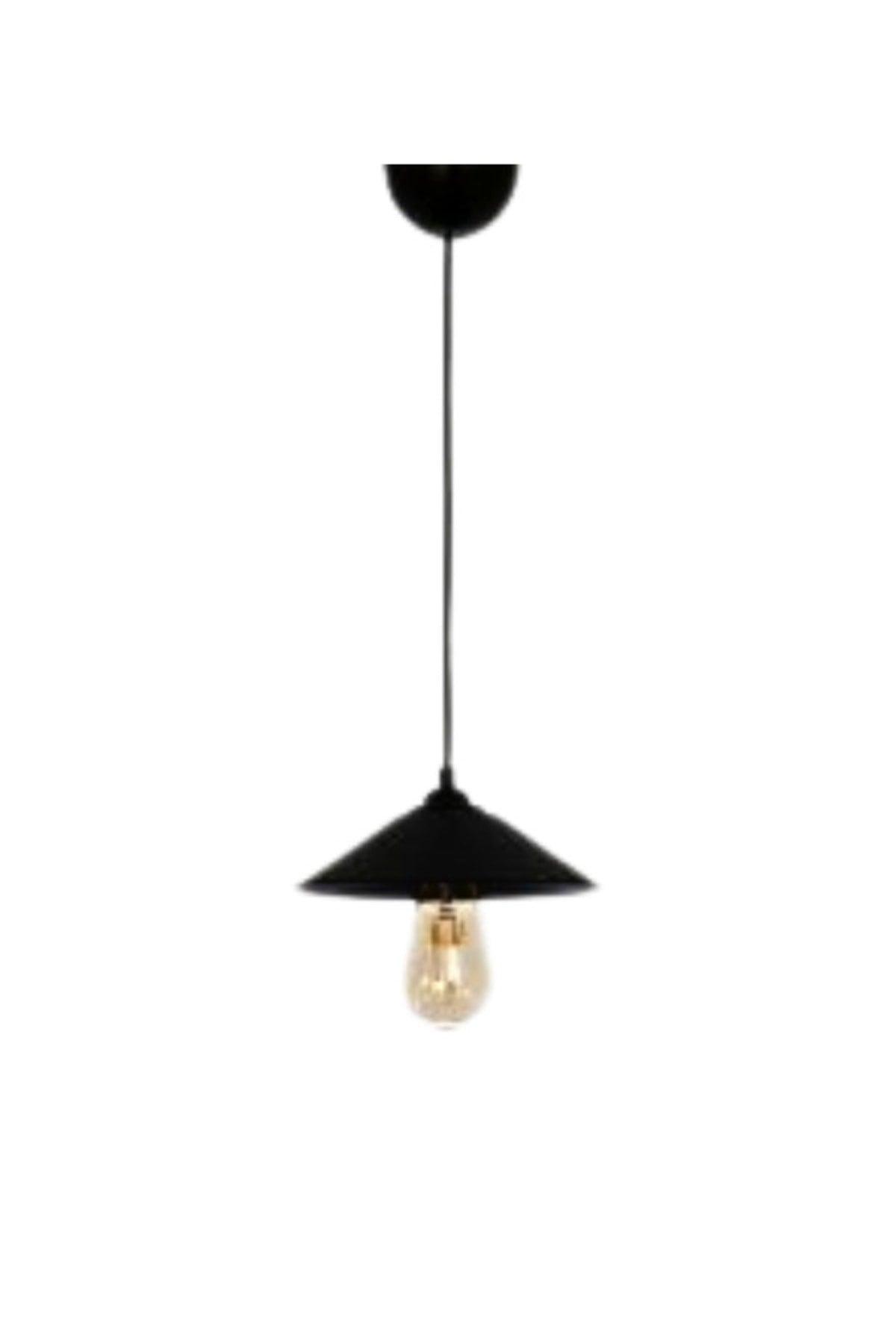 Plastic Japanese Hat Black Single Pendant Chandelier - Swordslife