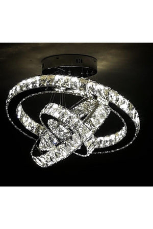 Plaque Crystal Stone Embroidered 304 Chrome Stainless Led - Swordslife